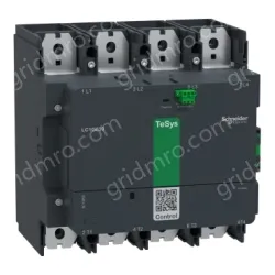 LC1G6304LSEN Contactor, high power, TeSys Giga, 4P(4NO), AC-1, <=440V 1050A, standard version, 200-500V AC/DC wide band coil