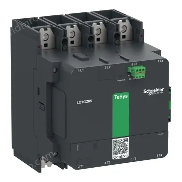 LC1G4004KUEN Contactor, high power, TeSys Giga, standard version, 4 pole/NO, AC-1 <=440V 550A, 100-250VAC/DC coil