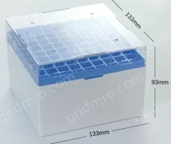 5ml 81 compartment PC cryobox - blue
