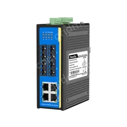 [100 Gigabit 4 Optical 4 Electrical] Ring Network Management Industrial Switch