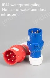 5 pole 32A receptacle