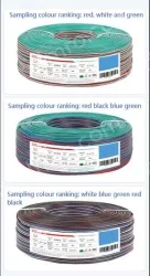 LED light connecting cable 18AWG*2 and (34/0.178TS)