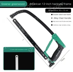 American 12 inch hacksaw stand with 2 carbon hacksaw blades