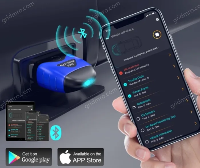 AUTOPHIX 3610 is suitable for reading, clearing, maintaining, and resetting the diagnostic system of Volkswagen Audi