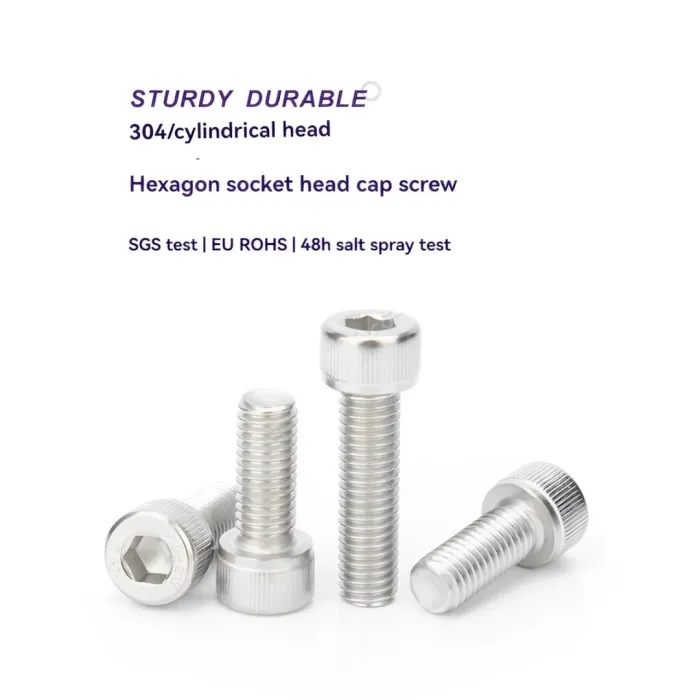 Cylindrical head hexagon socket screws M3*4