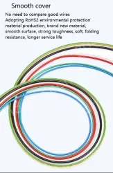 Teflon Wire Cable 20AWG Black 19 cores