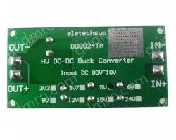 DC-DC high-voltage buck module regulated power board Input DC 10~80V Output 3.3V with terminal