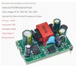 AC-DC buck module: 220V to 5V 2A isolating switching power supply module