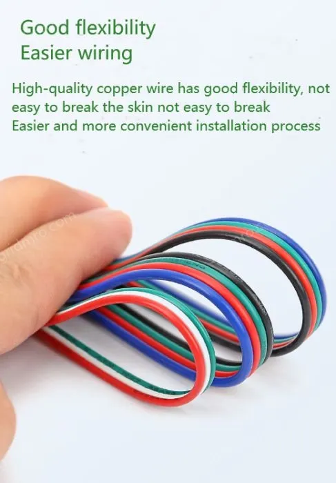 LED light connecting cable 18AWG*2 and (34/0.178TS)
