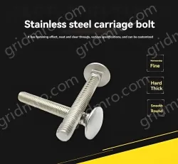 Big head carriage bolt M8*55