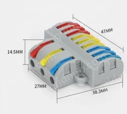 Quick terminal blocks-SPL-93 three in nine out