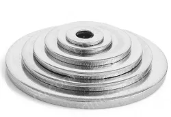 Gasket metal round flat gasket washer with hole five gold washer meson fastening washer