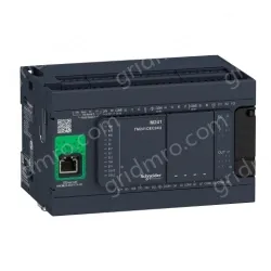 TM241CE24R logic controller, Modicon M241, 24 IO, relay, Ethernet