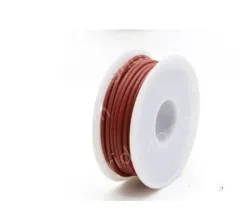 Silicone high temperature cable 28AWG Brown
