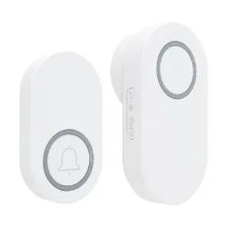 New home self generating wireless doorbell, battery free, waterproof, long-distance wall penetrable, 60 ringtones, remote control doorbell