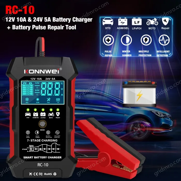 RC-10 Automotive Fault Diagnosis Instrument Engine Fault Reading Fault Code Query Playback Function Testing Tools