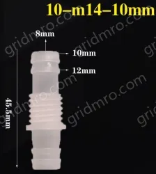 10-M14-10-Feed-through plastic connectors