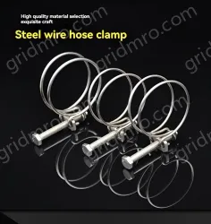 Double steel wire hose clamp 201 material 25-29*3 [wire diameter]