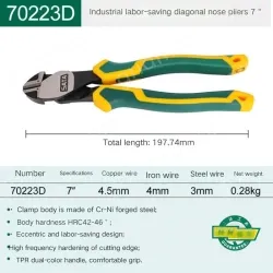 70223D/7" Diagonal Pliers Labor Saving Type