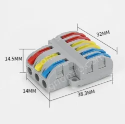 Quick terminal blocks-SPL-63 three in and six out