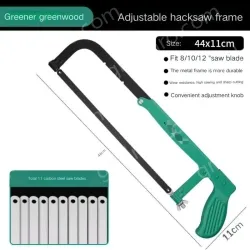 8/10/12 Adjustable Hacksaw Stand Contains 11 carbon hacksaw blades