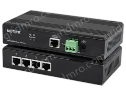 UOTEK 10/100M to 4 Ports RS-232/485/422 Serial Device Server