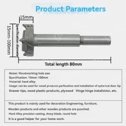Woodworking hole opener 95mm