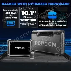 TOPDON Phoenix Plus Integrated Diagnostic Tool Bi-Directional Control Topology Mapping 41 Maintenance Services ECU Coding VAG 2 Years Update