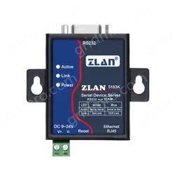 Rail/desktop serial server