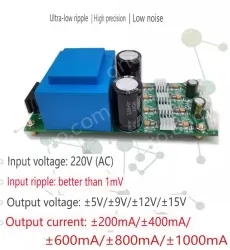 ACDC linear power supply 220V to positive and negative voltage &plusmn;5V &plusmn;800MA