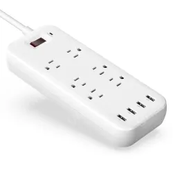6 AC Outlets Power Strip