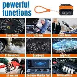 KW906 Automotive Fault Diagnosis Instrument Engine Fault Reading Fault Code Query Playback Function Testing Tools