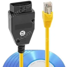 Square with CD E-SYS ENET For ICOM BMW F Series Car Brush Hidden Wire with Full Set CD V50.3