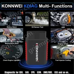 K DIAG Automotive Fault Diagnosis Instrument Engine Fault Reading Fault Code Query Playback Function Testing Tools