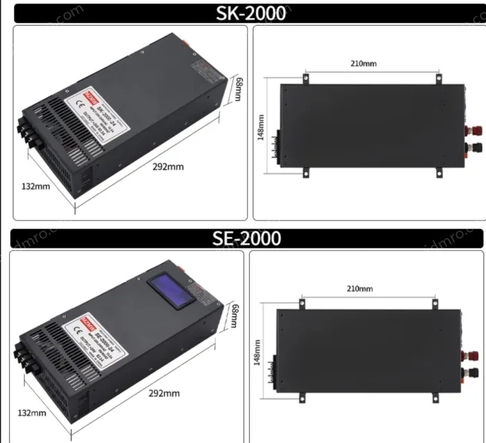 High-power switching power supply 2000W 220V