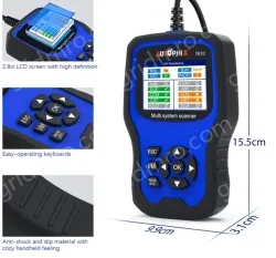 Fault code Autophix 7610 OBD2 scanning diagnostic tool VW/AUDI full system tester