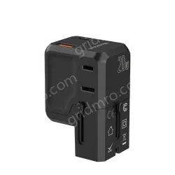20W PD charger ac outlet travel adapter