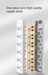 European standard unswitched 3-plug